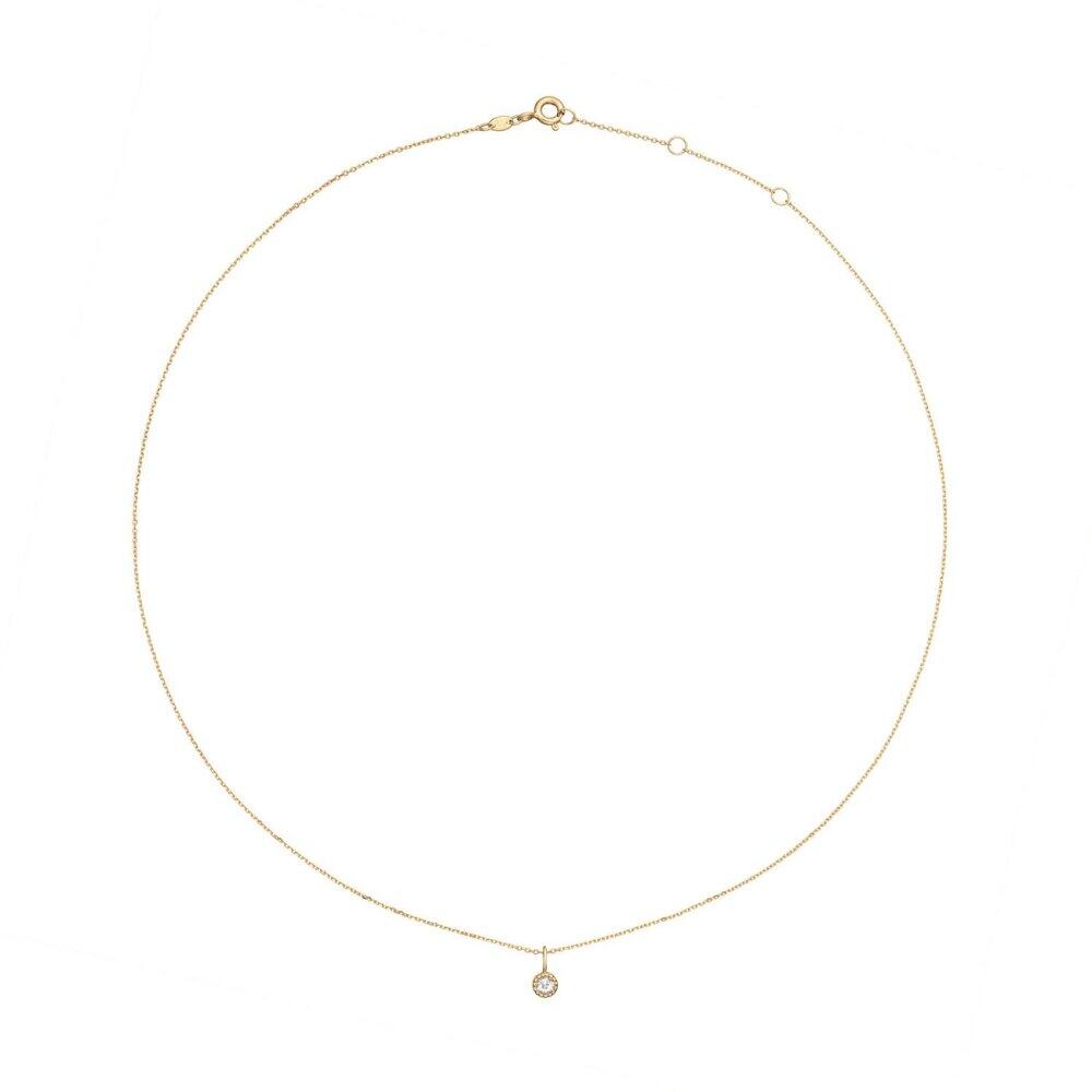 Jackie Gold - JKN25.511 - Necklace - Ladies' - 14K Yellow Gold - Topaz - Grimaldi - 38-42 cm