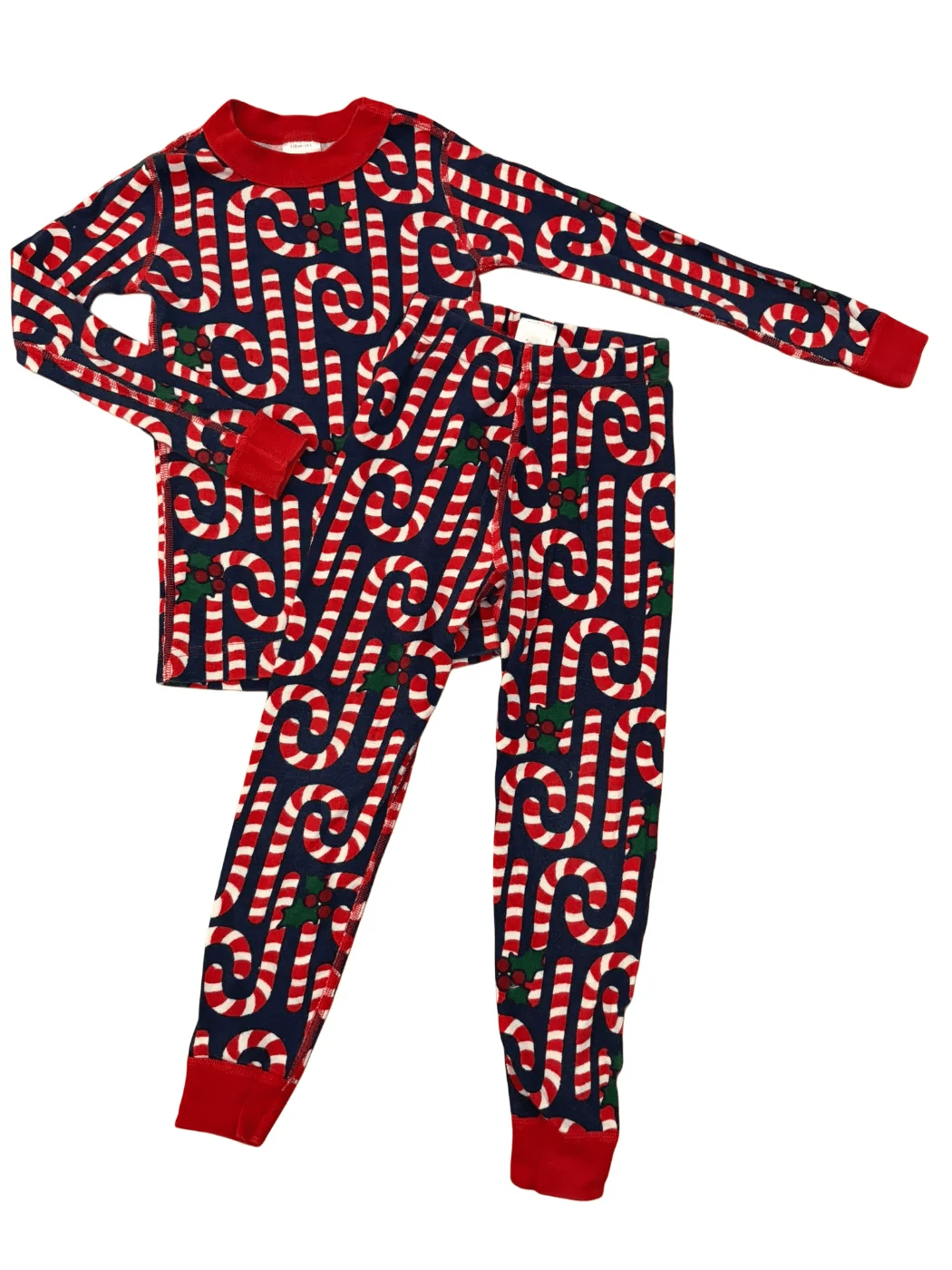 Hanna Andersson Candy Cane Pajamas (5Y / 110)