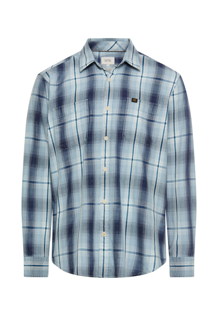 Chemise à manches longues avec poche poitrine