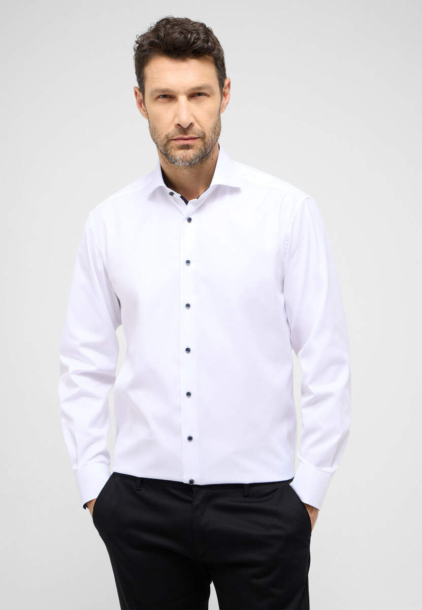 CASAMODA Camicia Business Uomo Comfort Fit Bianca - Cotone Morbido Taglia 58 - 6