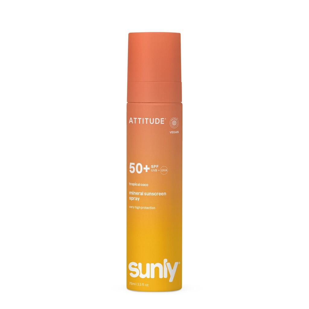 Mineralischer Sonnenschutzspray für Gesicht und Körper - SPF 50 - Coco tropicale