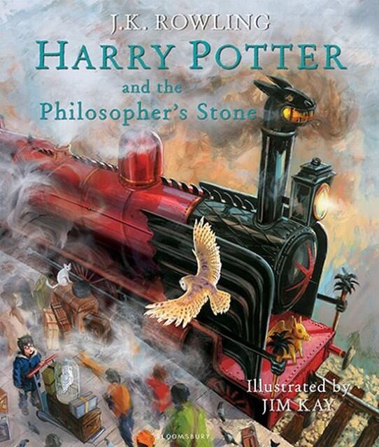 harry potter and the philosophers stone book cover bloomsbury