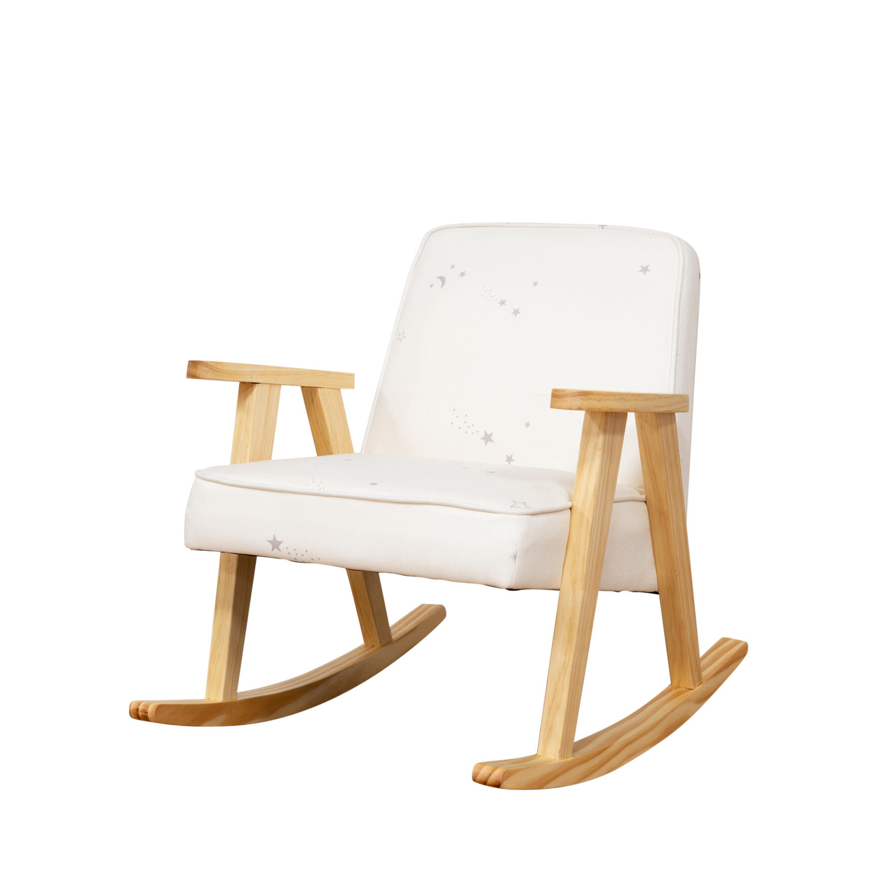 Fauteuil à Bascule pour Enfants – Motif Nuit Étoilée