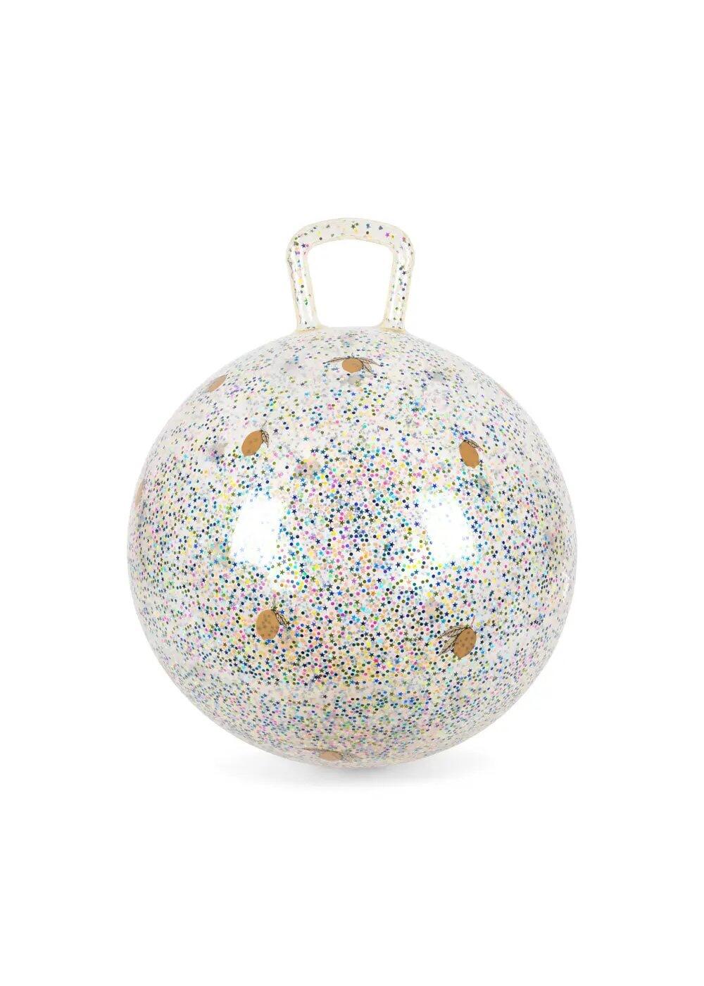 KS104239 Glittery jump ball - Lemon