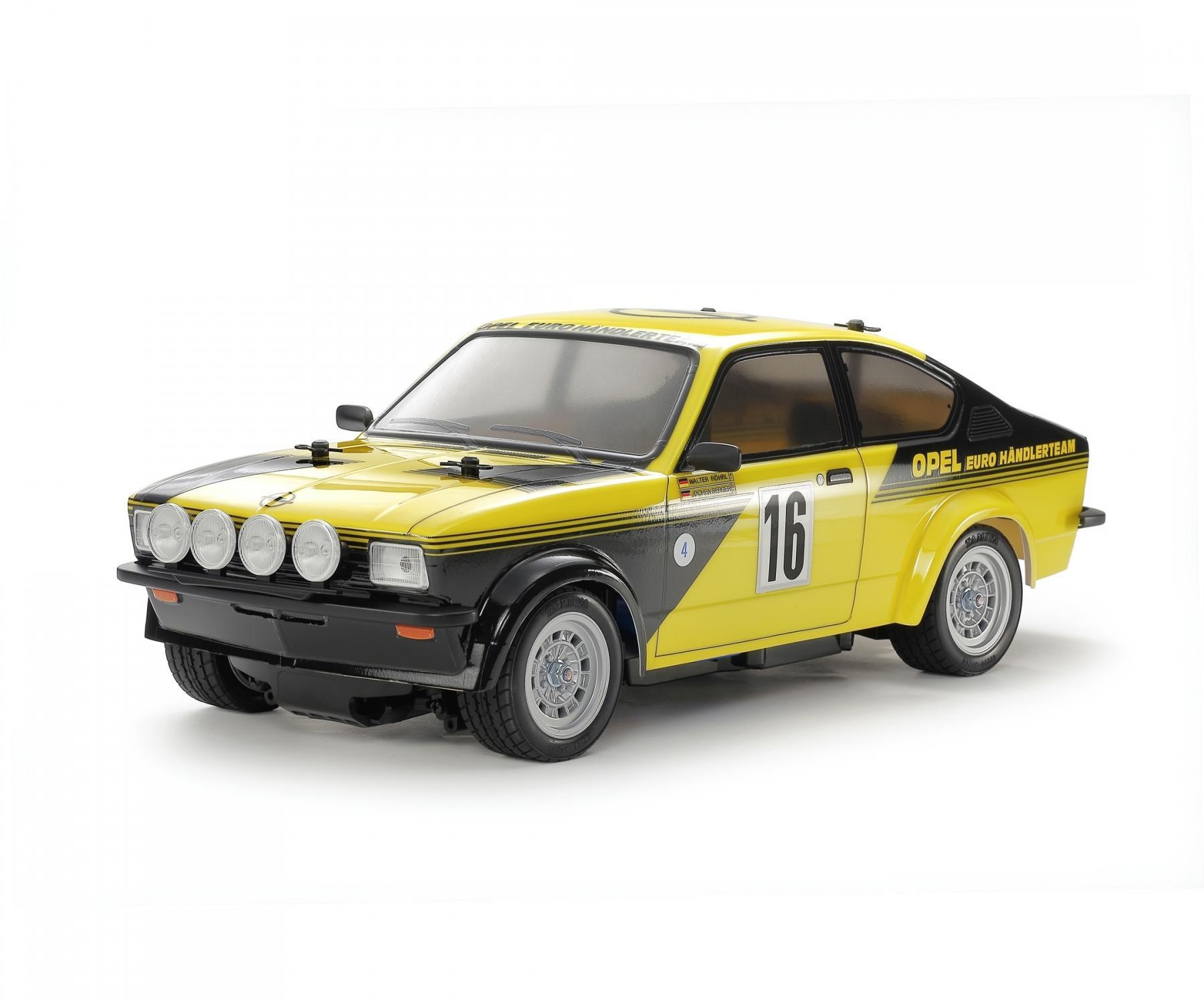 Tamiya RC Opel Kadett GT/E Rallye 2WD Chassi BT-01 Ferngesteuertes Modell 1:10 Tam: 58729