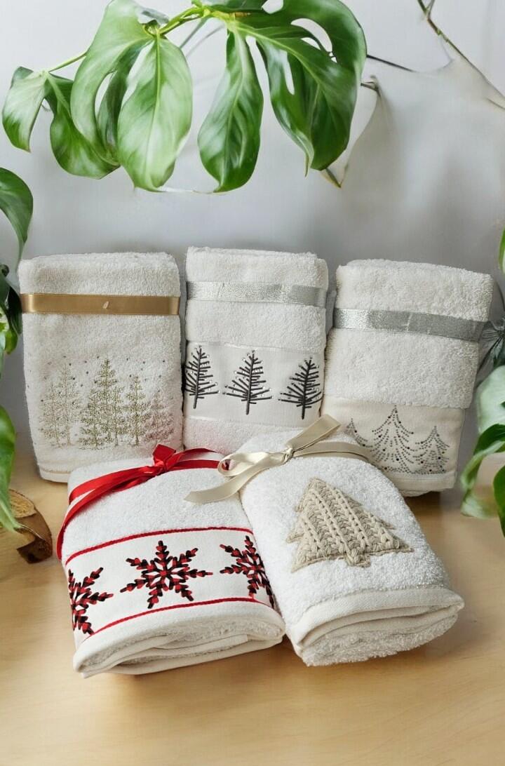 Bathroom christmas hand towels sale