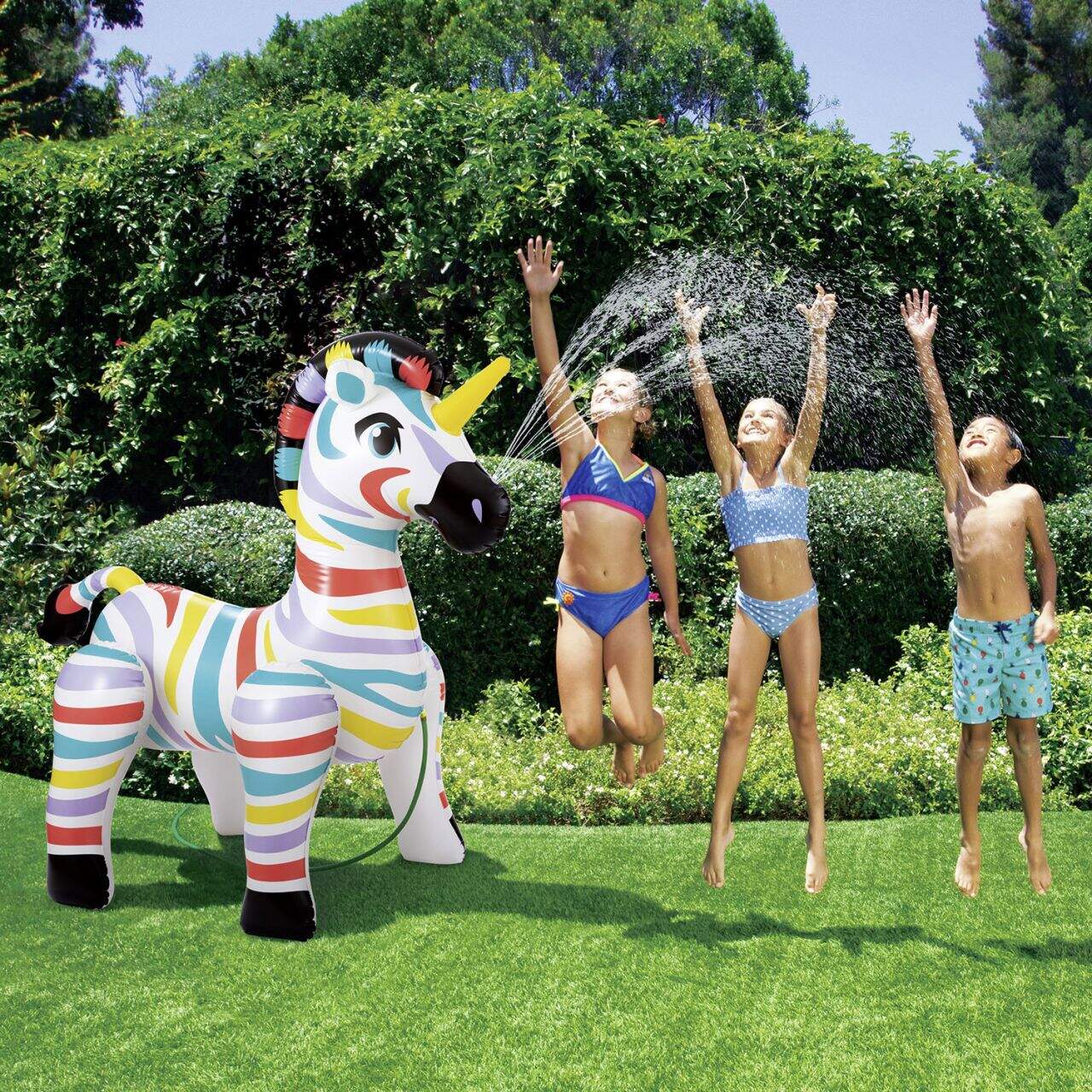 Summer Waves Unicorn Water Slide Water Sprinkler Toys Summer Waves