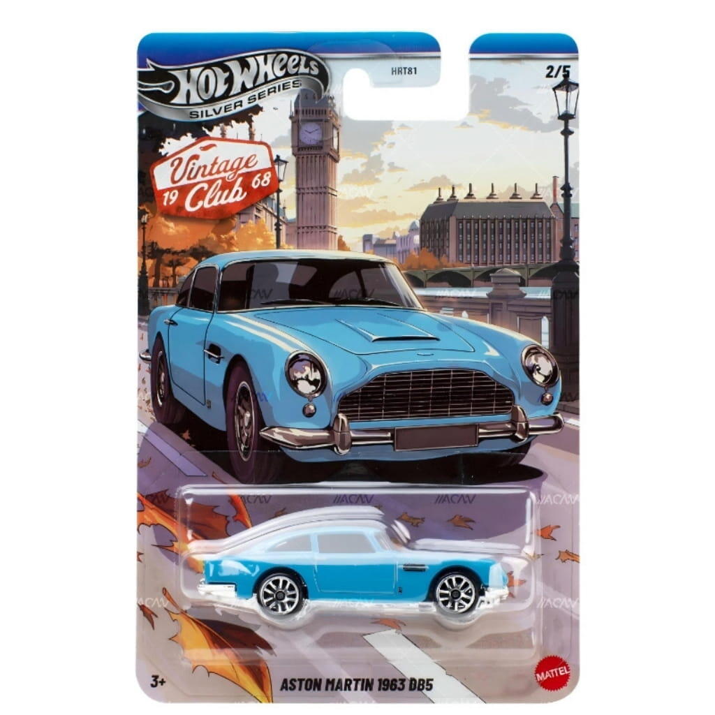 Hot Wheels Silver Series - #HRT81 JKY21 - 1963 Aston Martin DB5 - Vintage Club #2/5 - 1/64