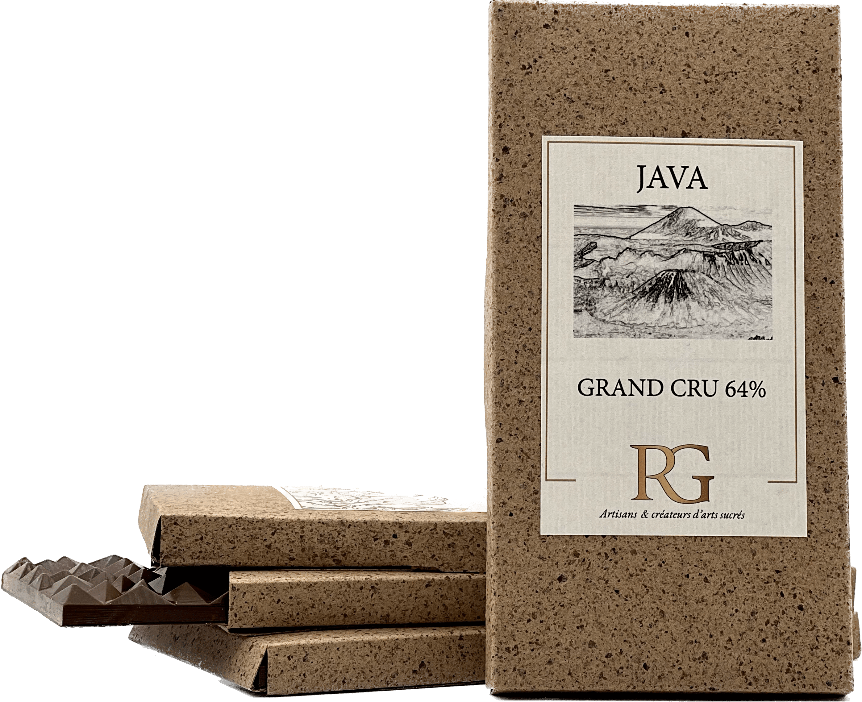64% Java dark chocolate bar 