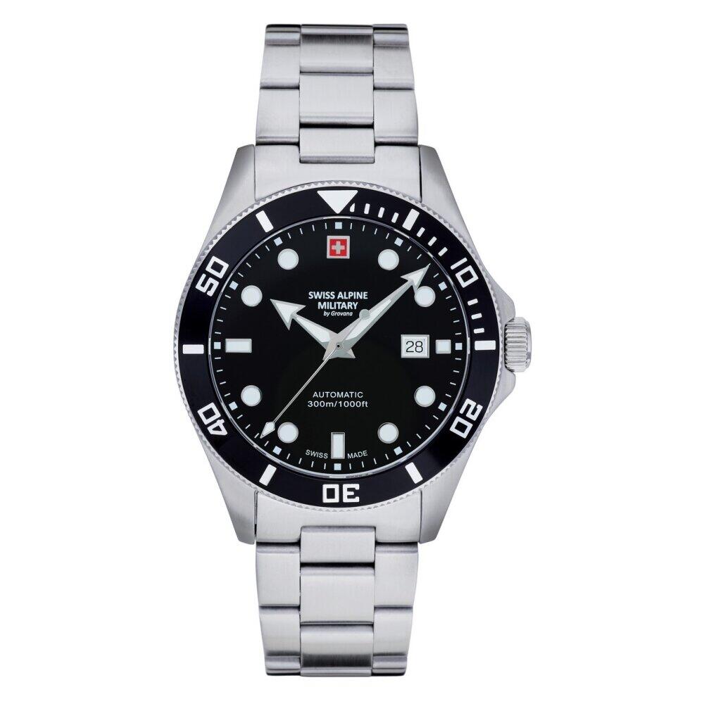 Swiss Alpine Military - 7095.2137 - Montre-bracelet - pour homme - automatique - Deep Sea