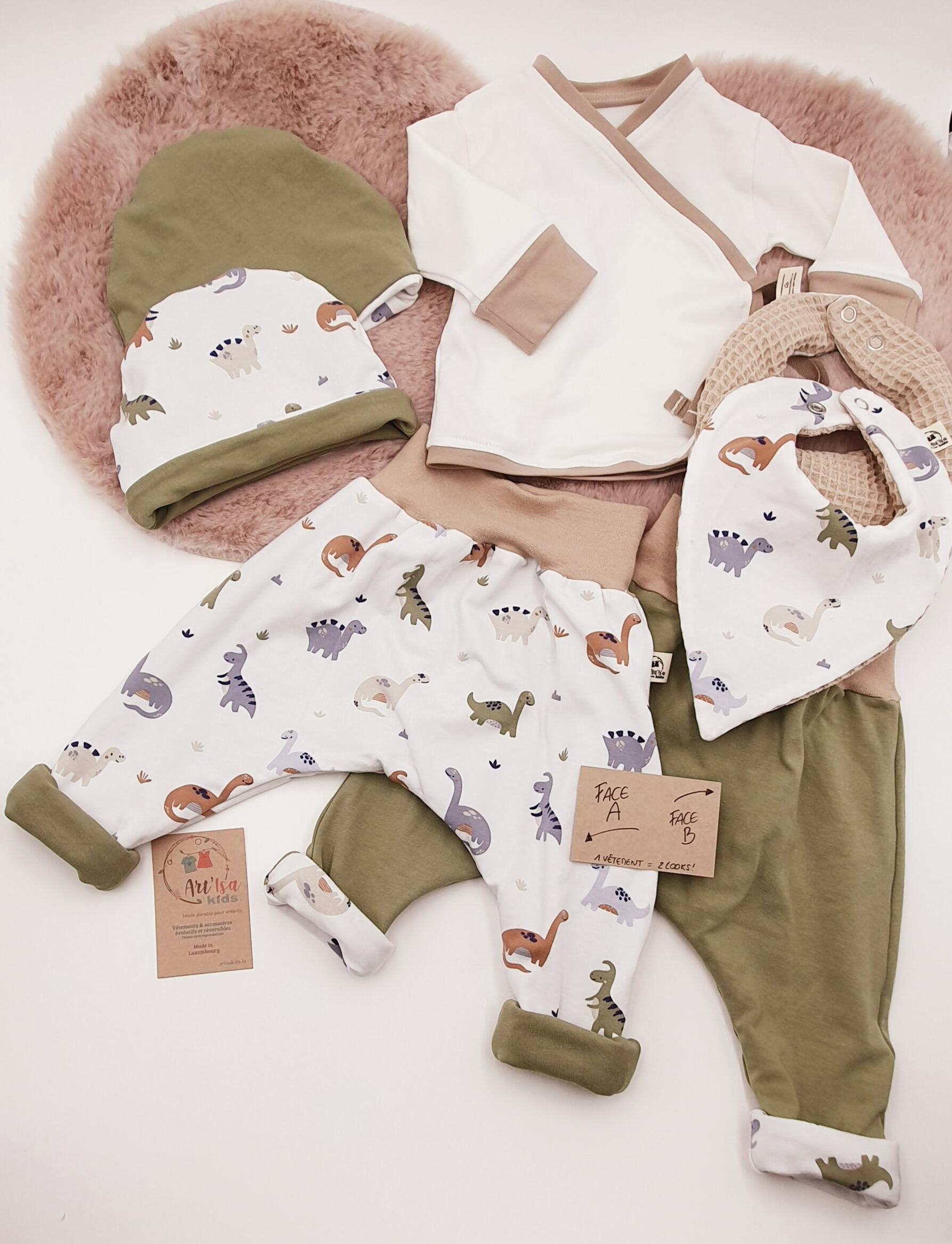 Reversible and adjustable set "Dinosaurs" 4 pieces