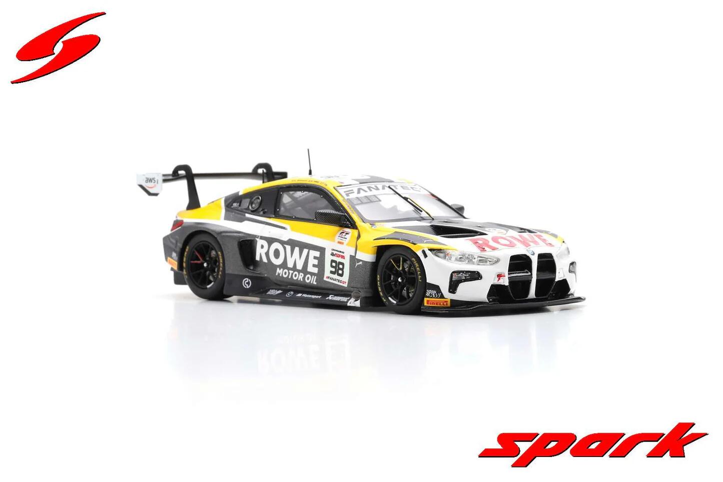 Miniature BMW M4 GT3 N°98 Winner 24H Spa 2023 Wittmann Spark 1/43 Neuve