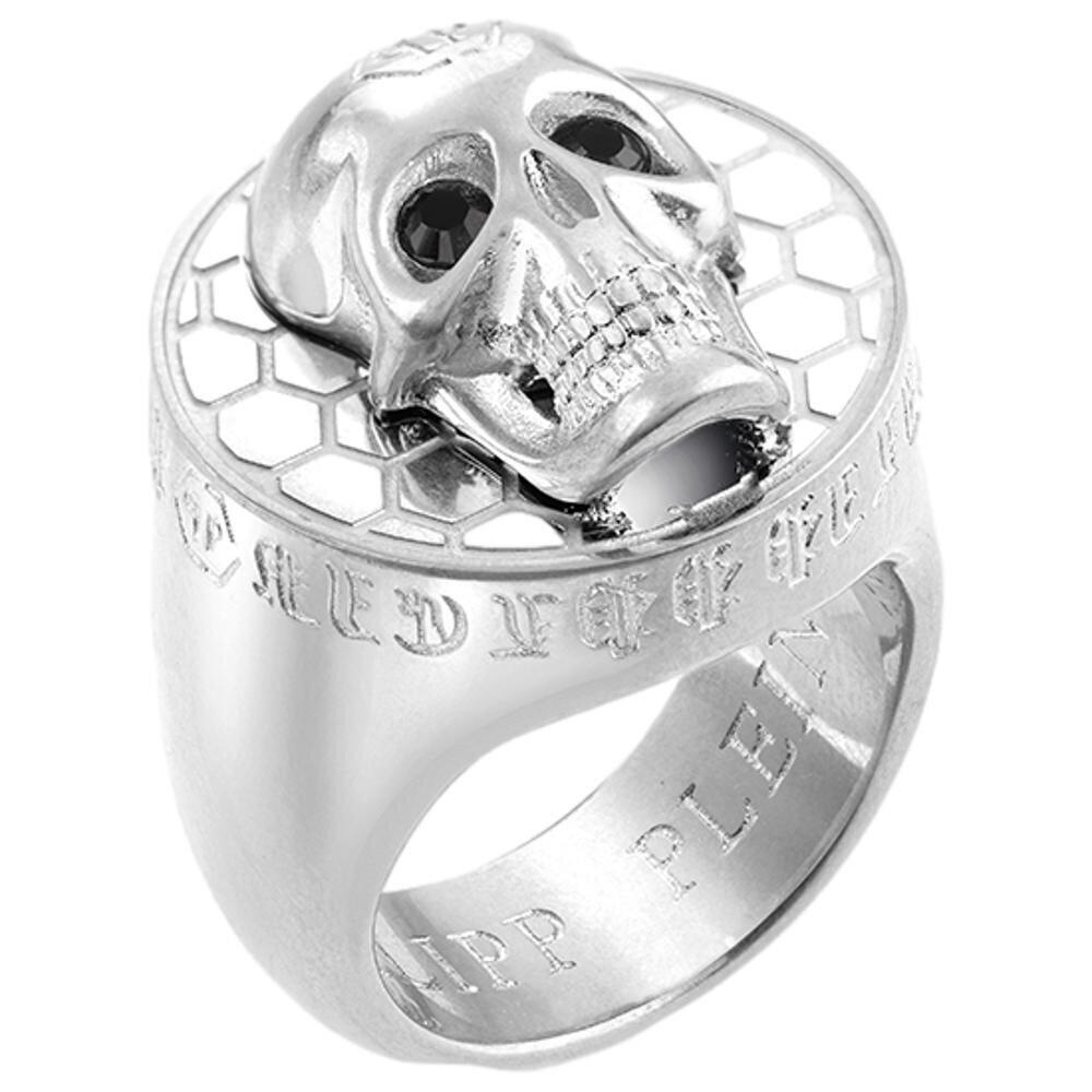 Philipp Plein - PJ8AA09R6 - Ring - Herren - 3D SKULL - Weite 60