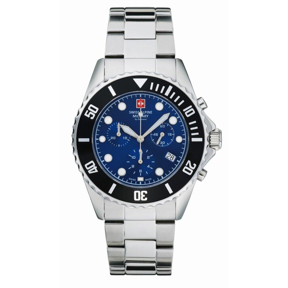 Swiss Alpine Military - 7053.9138 - Wristwatch - Men's - Quartz - Master Diver Chrono