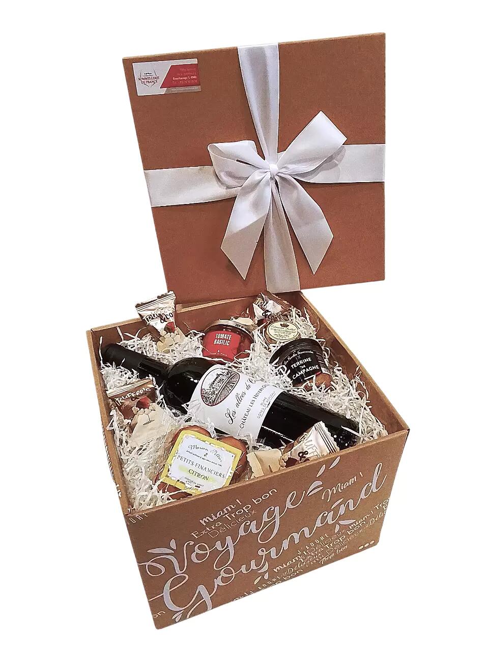 CORBEILLE GARNIE - Bordeaux Wine Gift Box