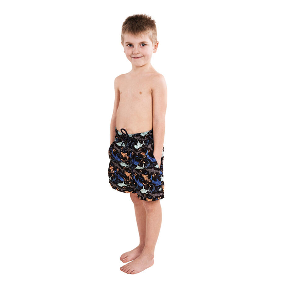 Short de bain pour garcon, avec slip de securite integre, taille 164 cm