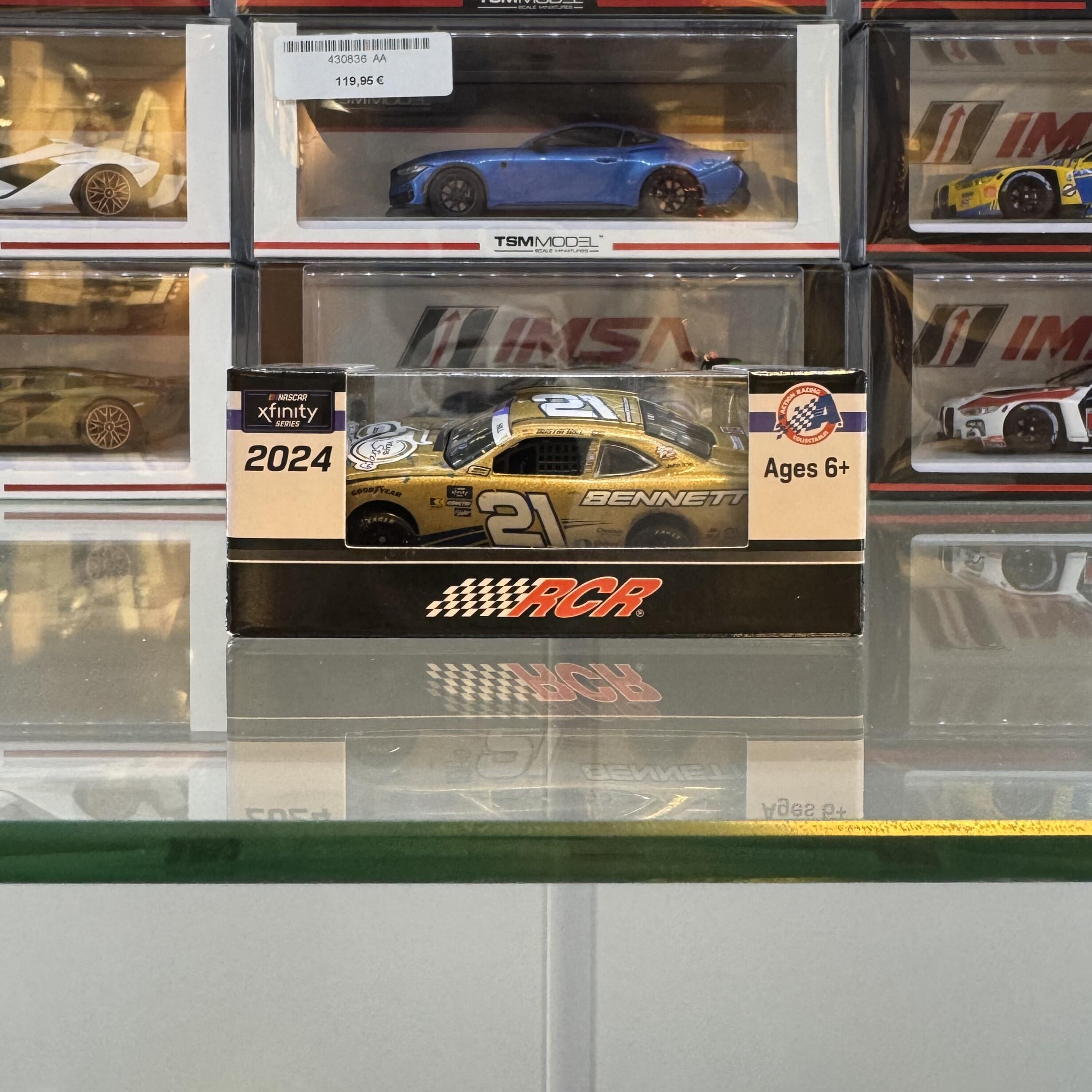 Lionel Racing - #W212465BE5AUD - Nascar Xfinity Series 2024 - Auston Hill #21 Bennett Transportation & Logistics Atlanta Win 2024 Camaro - 1/64