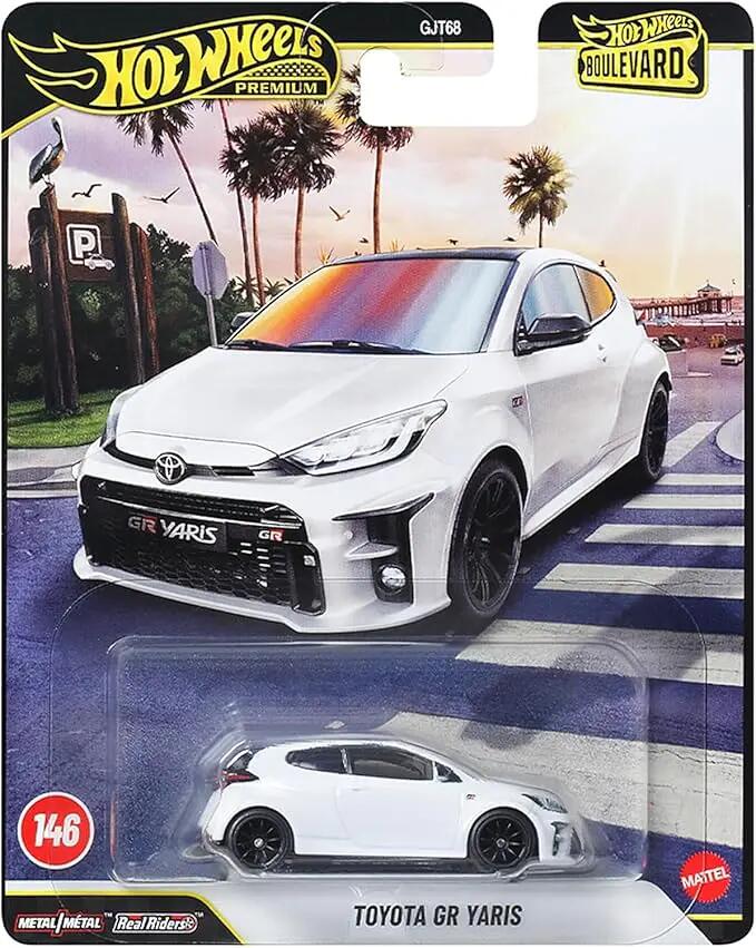 Hot Wheels Premium - #GJT68 JHW19 - Toyota GR Yaris - Boulevard - 146 - 1/64