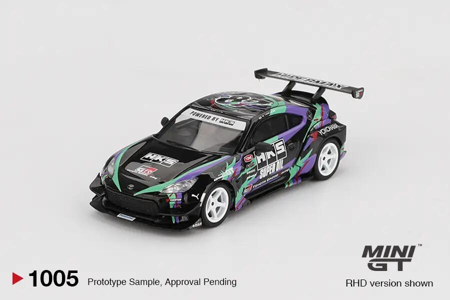 Mini GT - 1/64 Toyota GR86 HKS type R 2022 TOJYO Auto Salon (MGT01005-R)