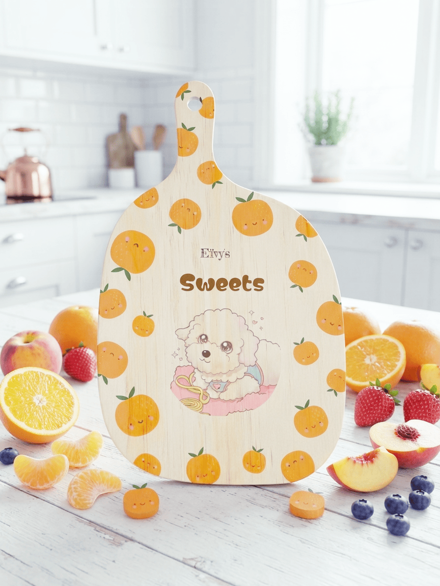 "Eïvy's Sweets" Planche à découper en bambou