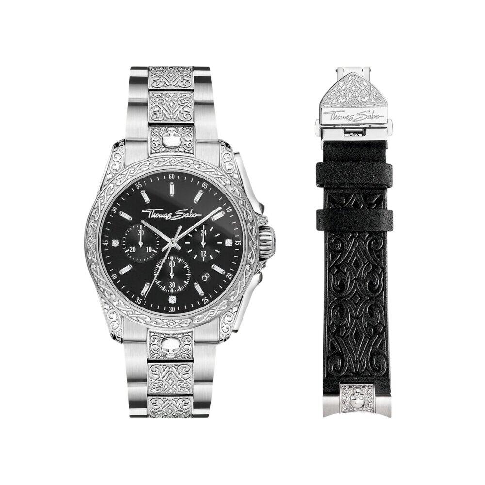 Thomas Sabo - set_wa0386-201-203 - Montre-bracelet - pour homme - quartz - Rebel at Heart