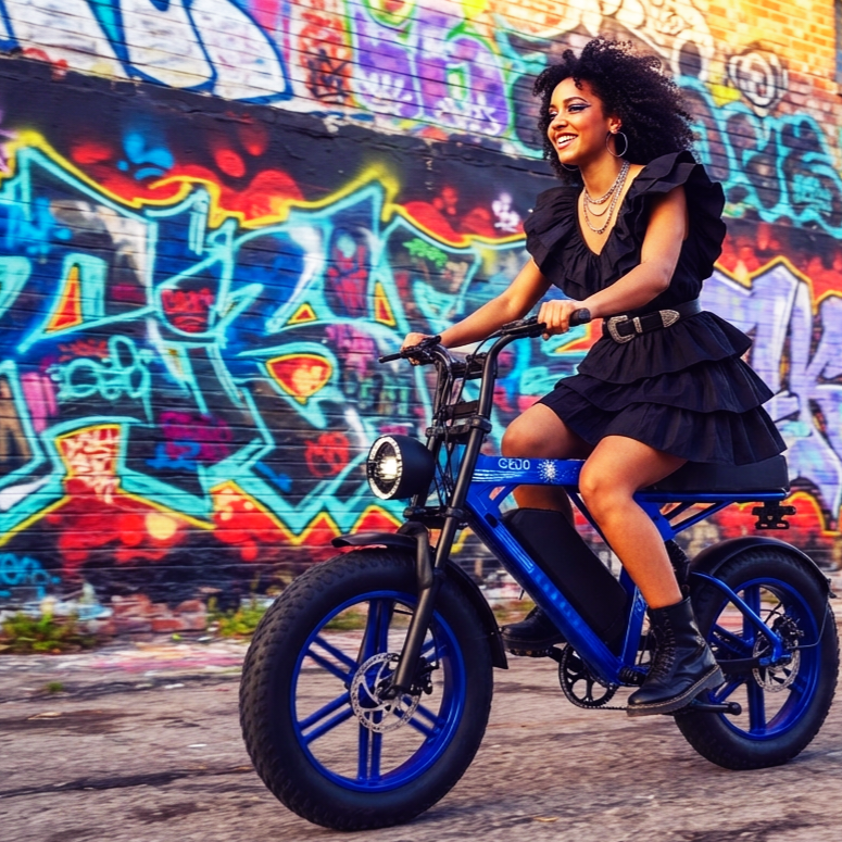 C200 Fatbike mit Breitreifen / E-Motorrad