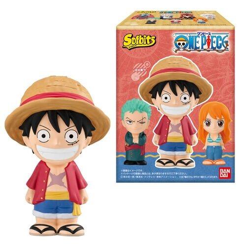 BANDAI - Chum-cum with One Piece Figure - 7 Possible Models - Product of Japan