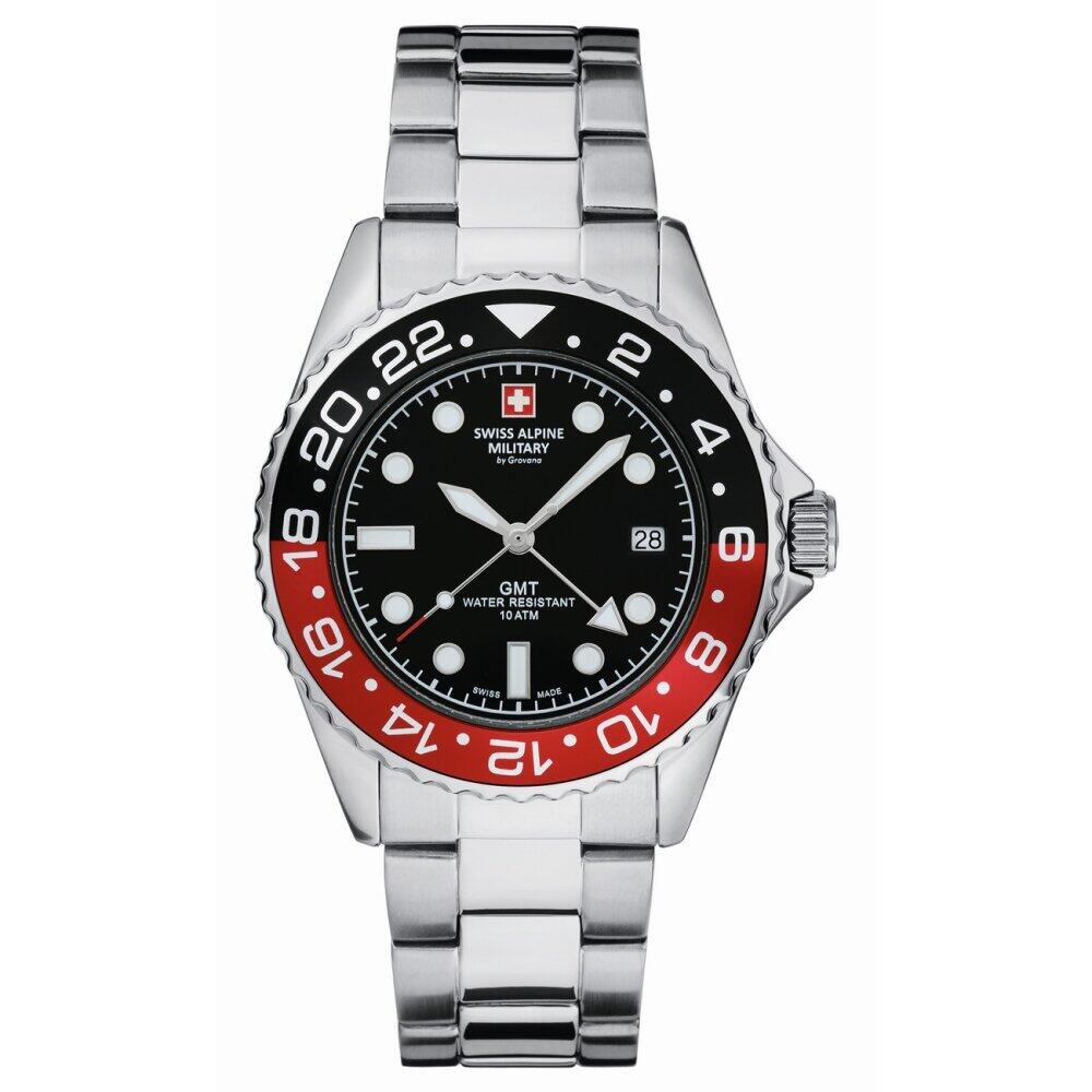 Swiss Alpine Military - 7052.1136 - Montre - Homme - Quartz - Master Diver GMT