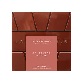 Tablette de chocolat Lola Valerius - chocolatier du Luxembourg