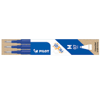 PILOT Mine FriXion Ball bleu M 0,7 mm, lot de 3