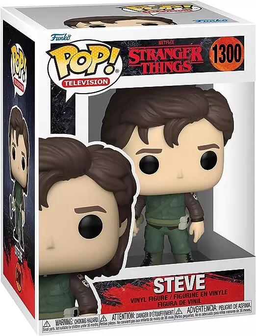 Funko POP! Television - #65636 - Steve - Stranger Things - 1300- Netflix - Figurine en vinyle