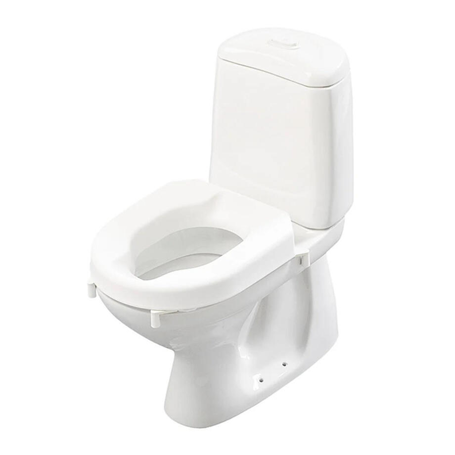 Rehausseur de toilette Hi-Loo avec pinces, sans couvercle, 10 cm