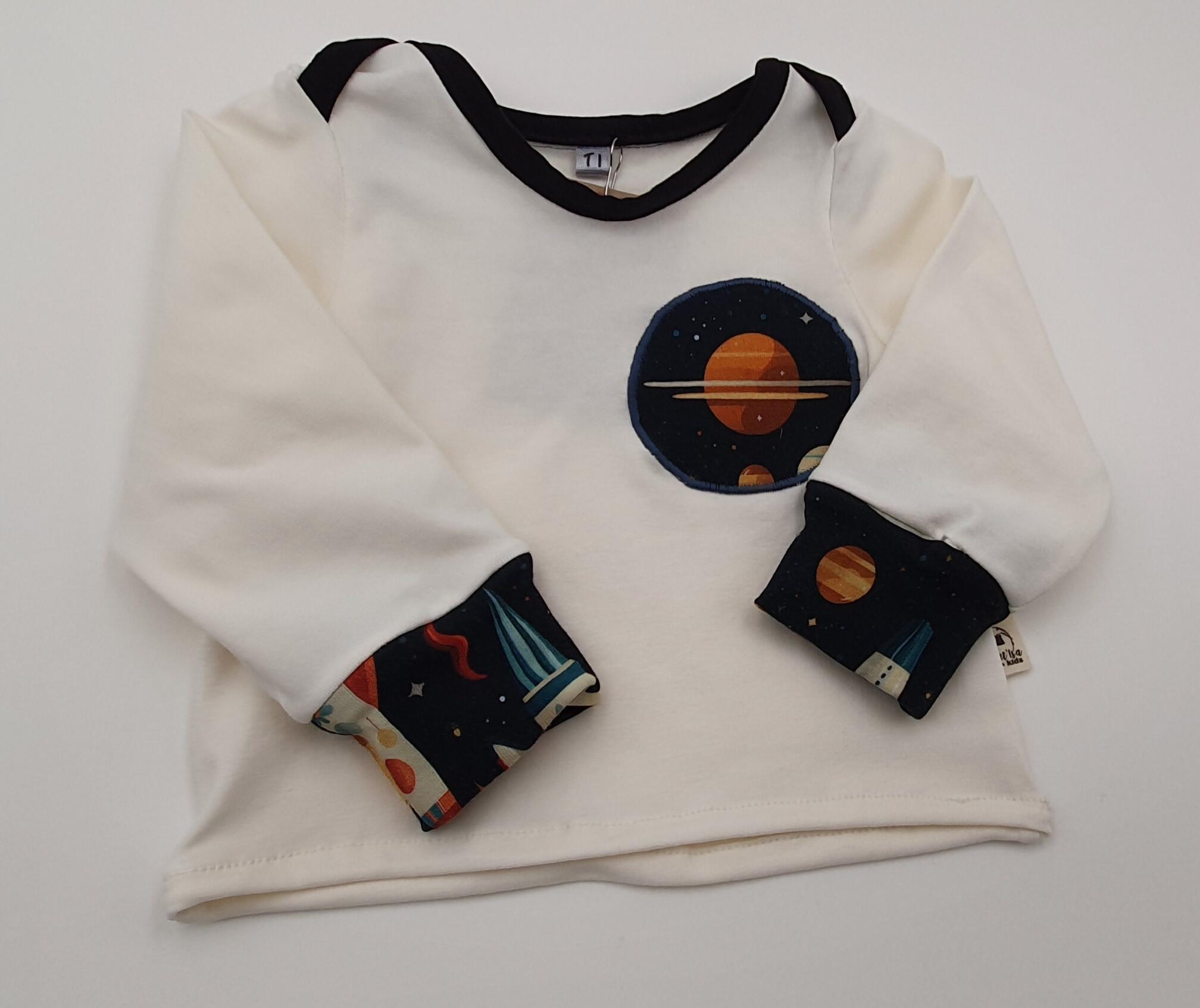 T-shirt mixte manches longues "Fusées vers l'Espace "