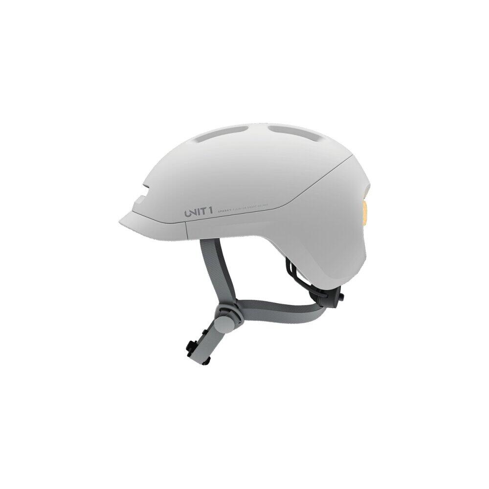 Unit 1 - SPAR-SGRY-V1 - Fahrradhelm Sparky für Kinder - hellgrau -  49-53 cm
