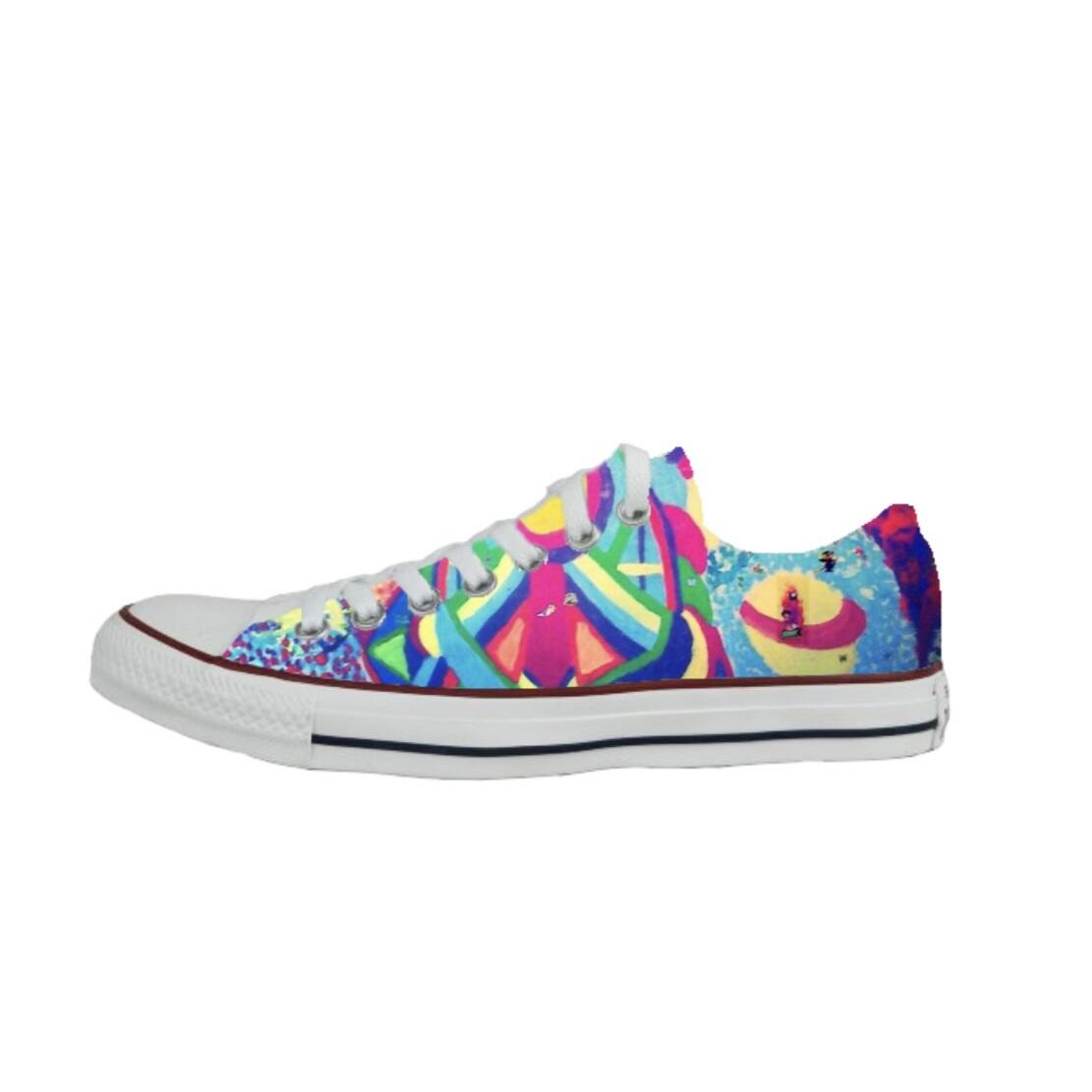 Art Edition Converse Low Top Sneaker – Chucks All Star – Cosmic Creation