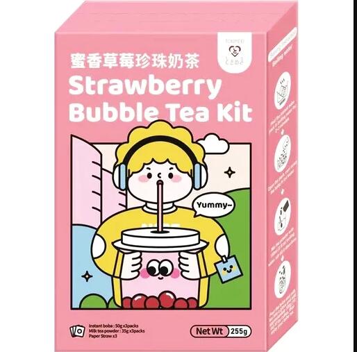 TOKIMEKI - Strawberry Bubble Tea Kit