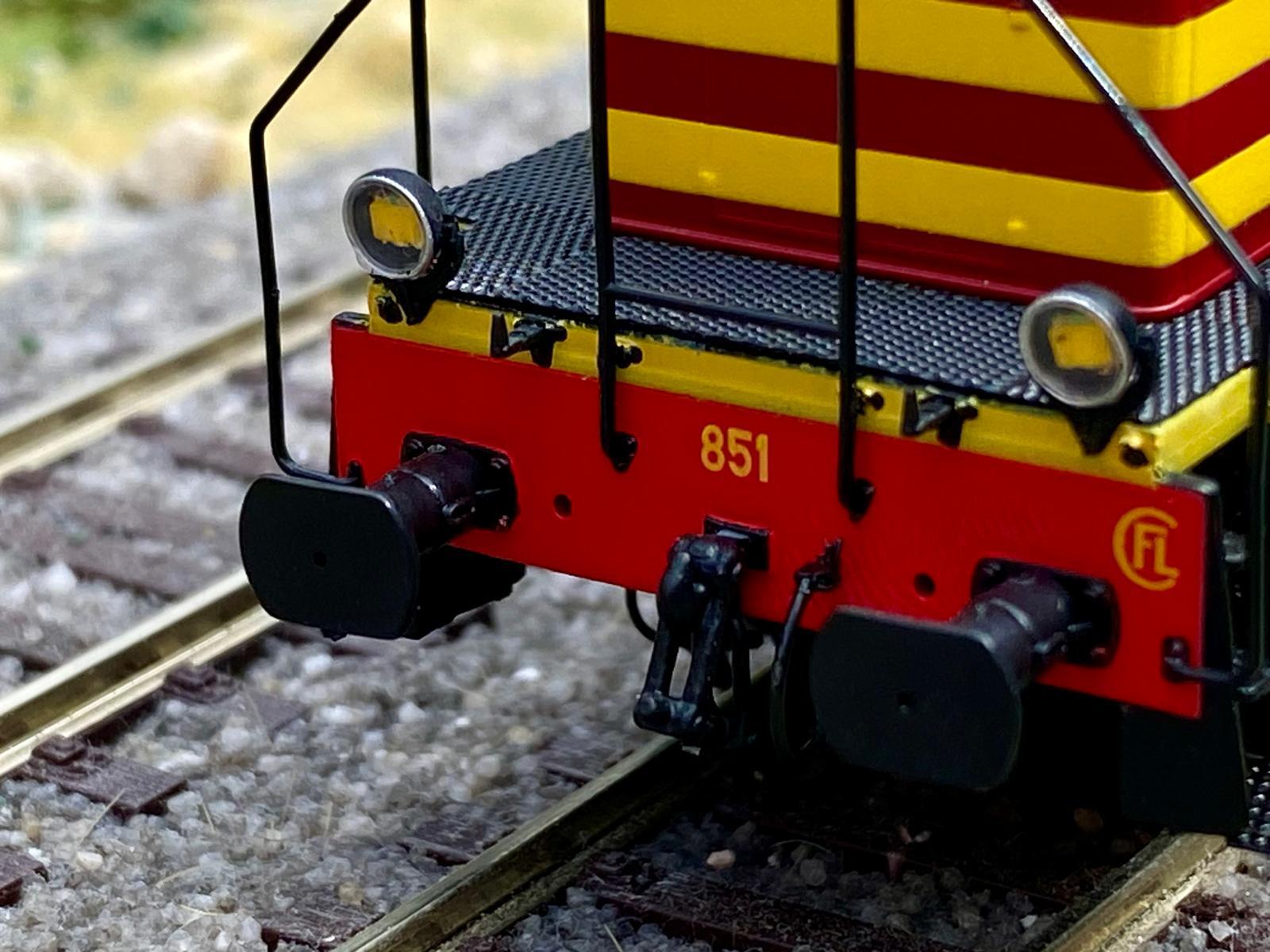 Ree Access JM011 Locomotive diesel 851, Livrée d'origine, CFL