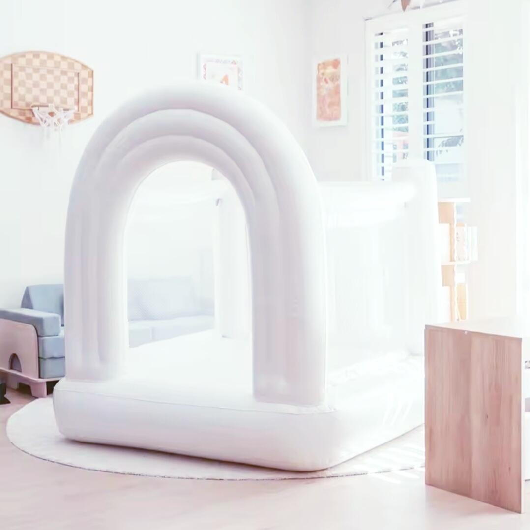 White Bouncy Castle for Kids: Princess Dreams