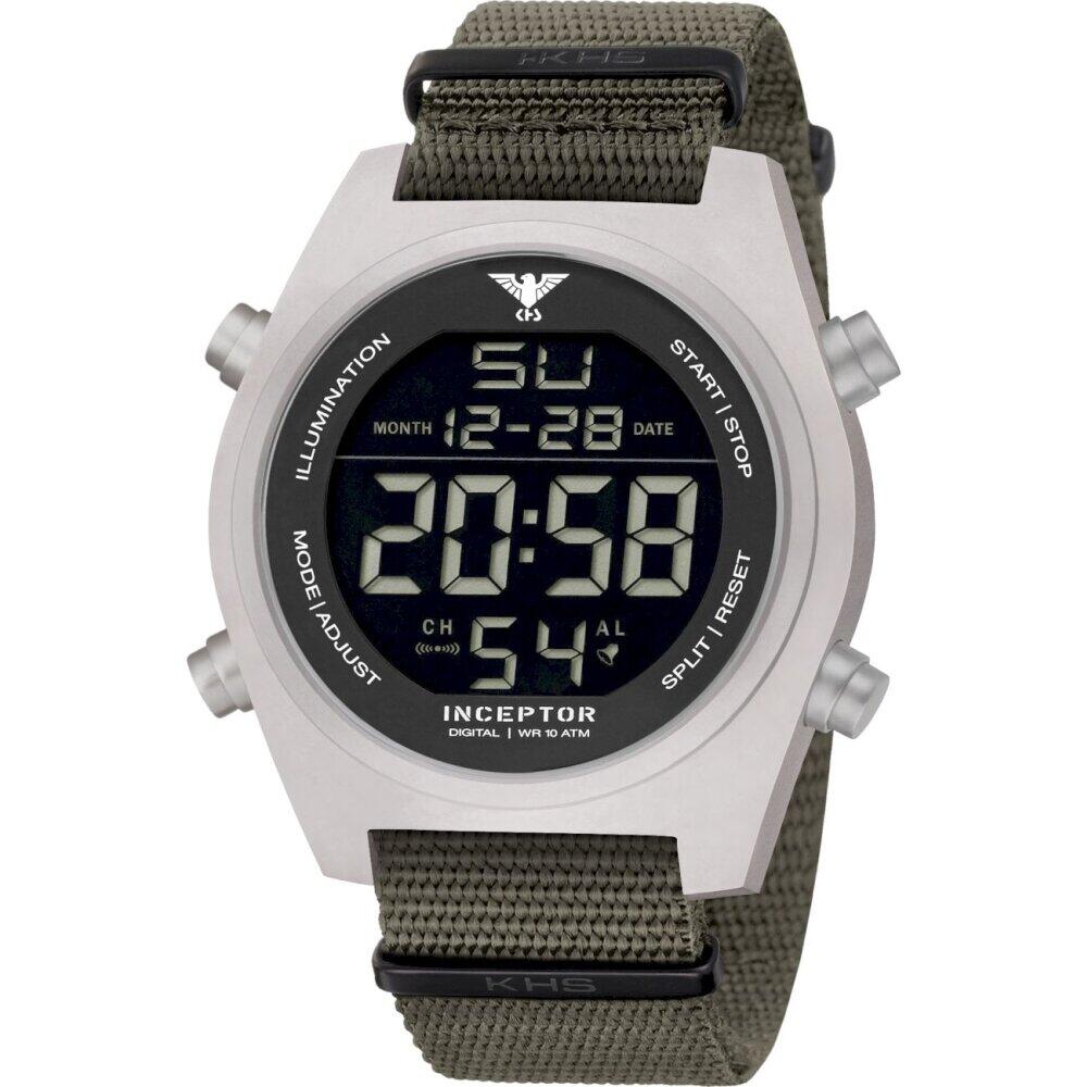 KHS - Armbanduhr - Herren - Inceptor Steel Digital - KHS.INCSD.NSGO