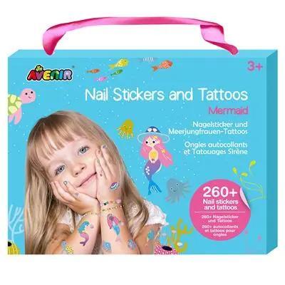 Nagelsticker & Tattoos - Mermaid