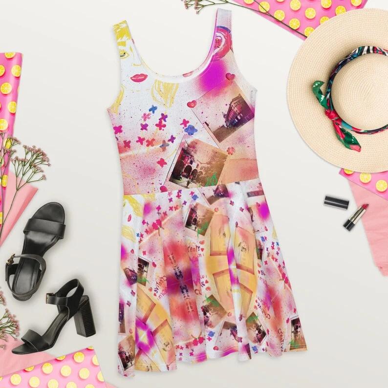 Skater dress Tribal Love