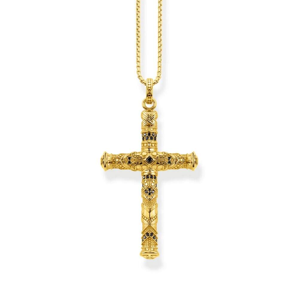 Collier Thomas Sabo Elements Of Nature Or Et Argent Noirci 45-50cm