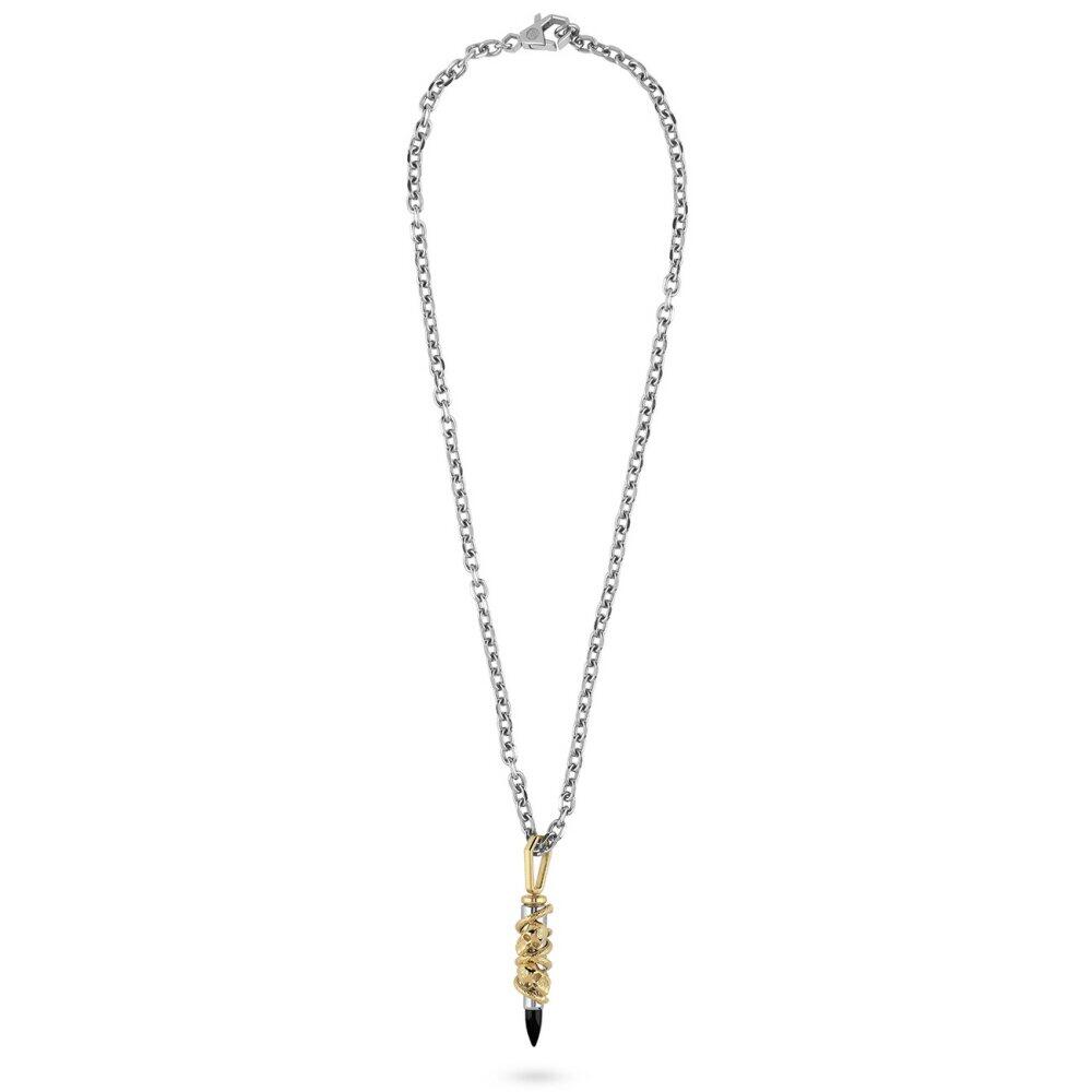 Philipp Plein - PJGGA01NU - Halskette - Herren - BULLET - 60cm