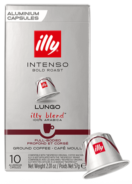 ILLY INTENSO LUNGO 10PCS (COMPATIBLE WITH NESPRESSO MACHINES)
