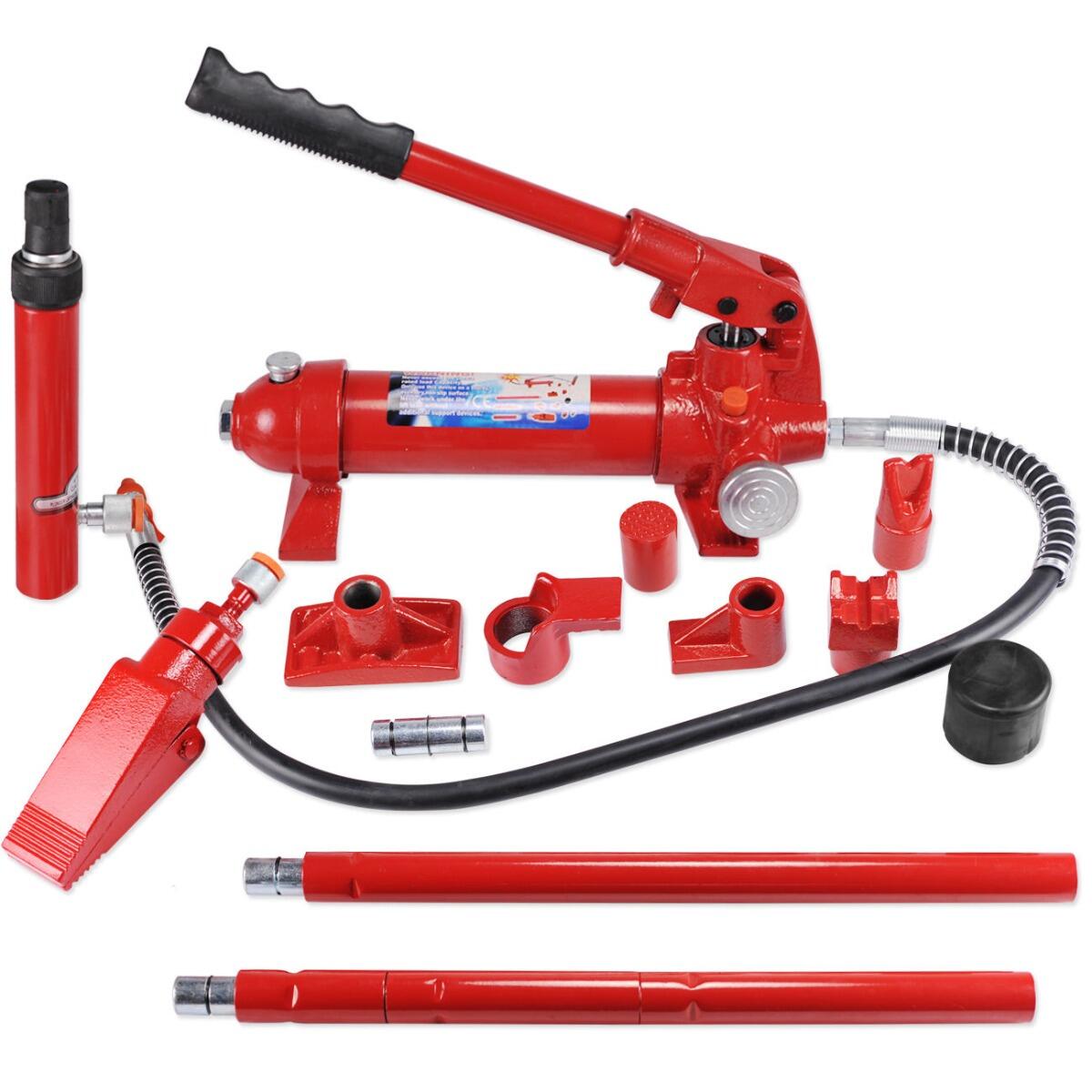 Varan Motors - XRD0701 Kit de redressement et débosselage carrosserie presse hydraulique 4T