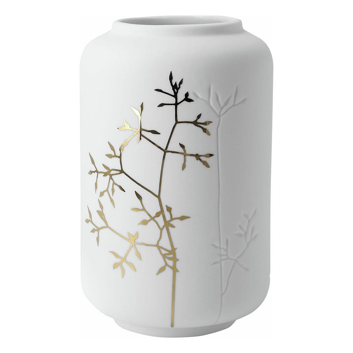Vase avec Goldzeigen (Ø10,4 × 16,8 cm)