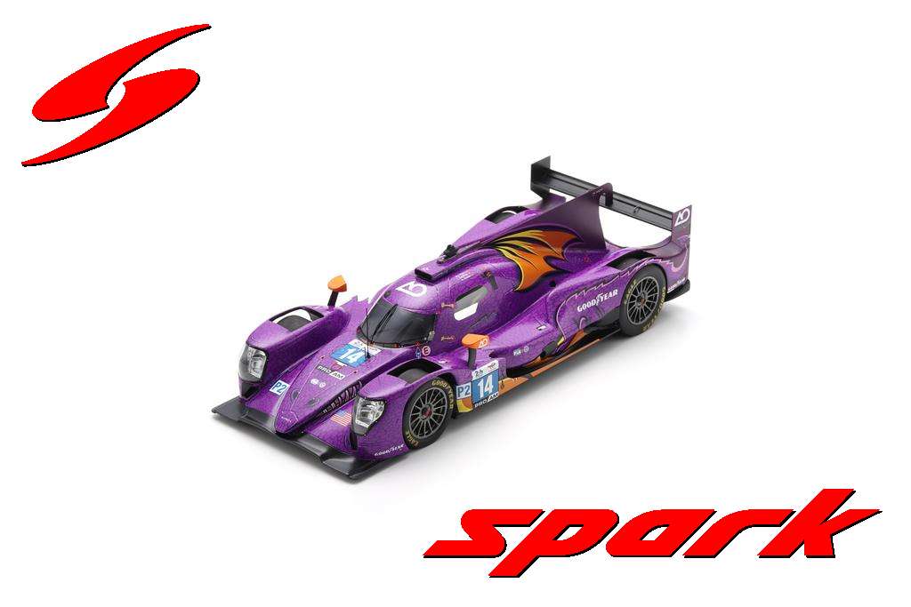 1/18 Spark Oreca 07 - Gibson No.14 AO by TF Le Mans 24H 2024 PJ Hyett - L. Delétraz - A. Quinn Car Model