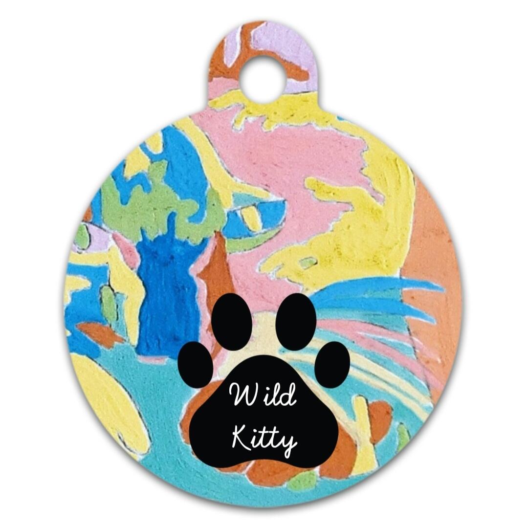 Médaille chat Wild Kitty