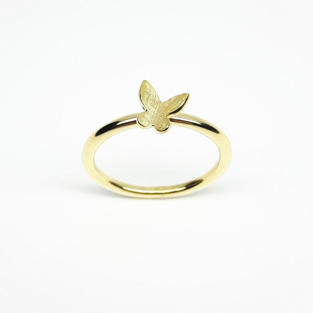 'butterfly', Ring aus 18kt Gelbgold.
