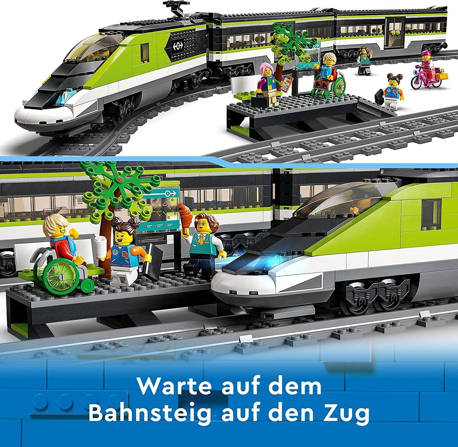 LEGO®CITY 60337 - LE TRAIN DE VOYAGEURS A GRANDE VITESSE